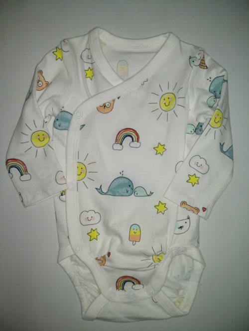 Бодік  для хлопчика H&amp;M BDO56946 062 см (2-3 months) білий 56946