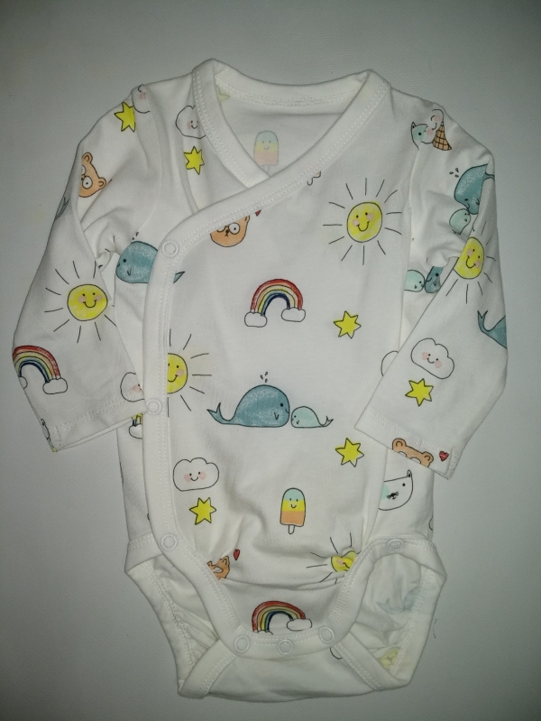 Бодік  для хлопчика H&amp;M BDO56946 062 см (2-3 months) білий 56946