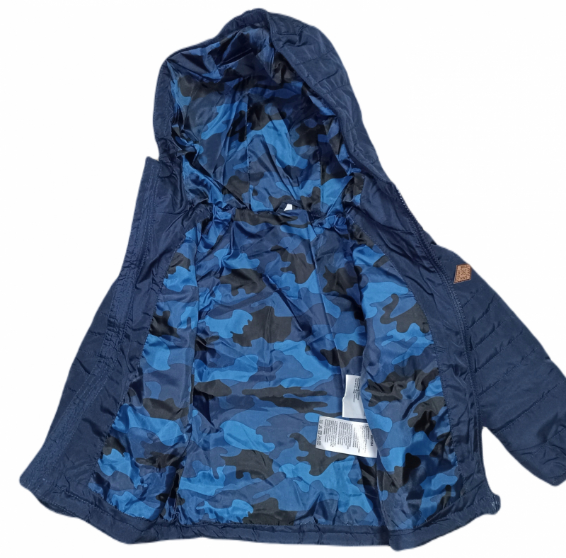 Куртка демісезонна 098-104 см (2-4 years)   водовідштовхувальна та вітрозахисна для хлопчика Action 3001143 темно-синій 66321