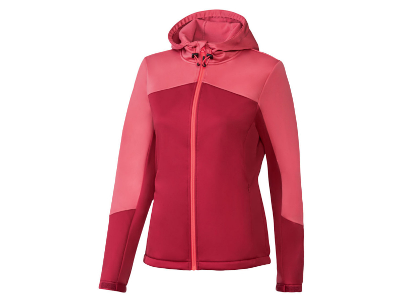 Куртка Softshell водовідштовхувальна та вітрозахисна для жінки Rocktrail 375489 36 / S бордовий  82755
