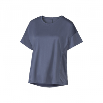 Спортивна футболка оверсайз з сітчатою вставкою для жінки Crivit 409656 36 / S синій  78993