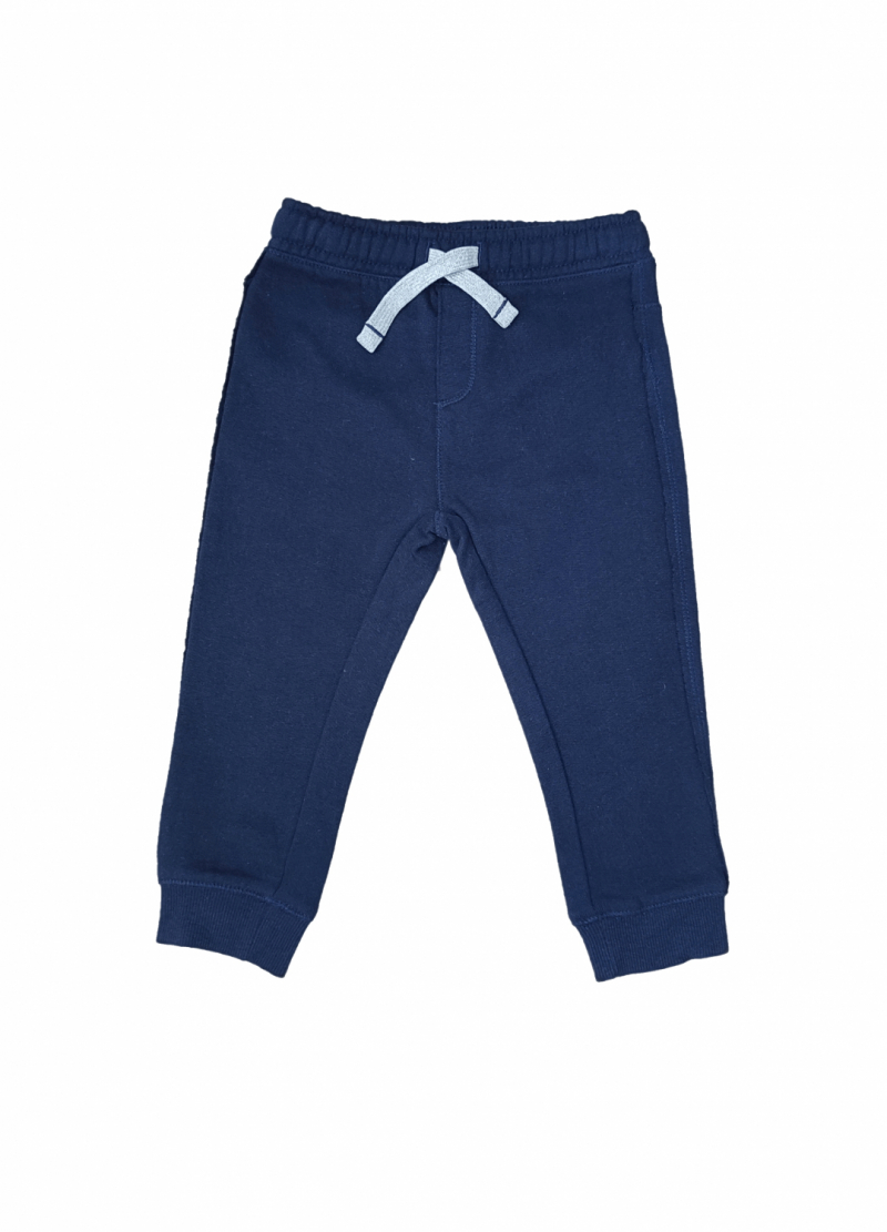 Спортивні штани з начосом для хлопчика Fagottino BDO74796 086 см (18-24 months) темно-синій  74796