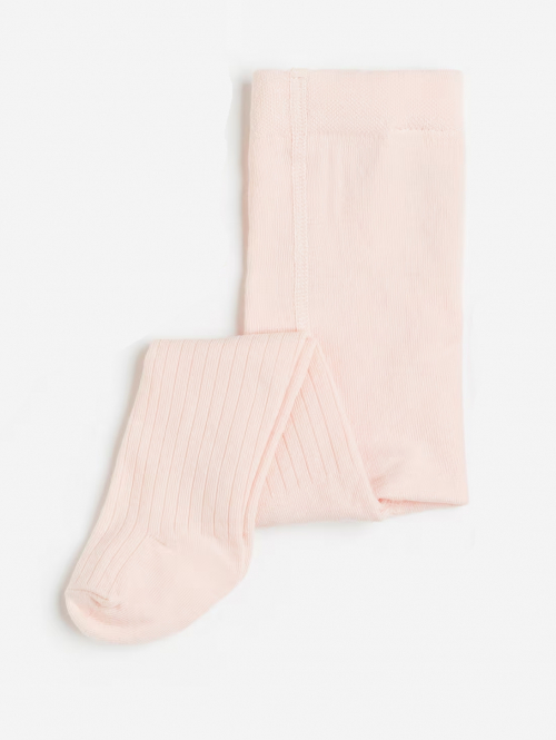 Колготки 062-68 см (2-6 months) в рубчик для дівчинки H&M 1081651-013 рожевий 85336 Колготки 062-68 см (2-6 months) в рубчик для дівчинки H&M 1081651-013 рожевий 85336