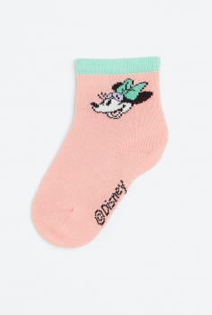 Шкарпетки 19-21   середньої довжини для дівчинки H&amp;M 1079125-010 кораловий 81006
