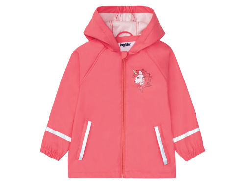 Куртка-дощовик  для дівчинки Lupilu 370671 098-104 см (2-4 years) кораловий (рожево-помаранчевий) 72734