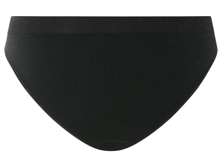 Трусики-сліп в рубчик для жінки Esmara 472367 34 / XS чорний  90053