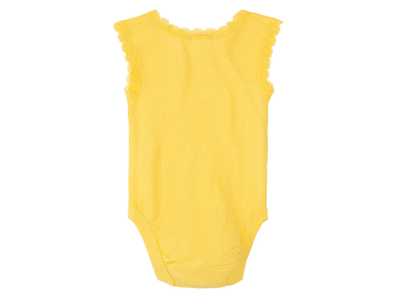 Боді 062-68 см (2-6 months)   ажурні набір 2 шт. для дівчинки Lupilu 370944 жовтий 86821
