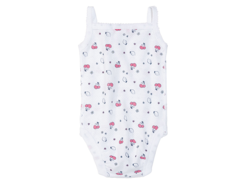 Боді 074-80 см (6-12 months)   ажурні набір 2 шт.  для дівчинки Lupilu 370944 Різнобарвний 86154