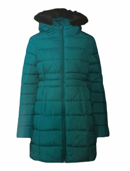 Зимова куртка    водовідштовхувальна та вітрозахисна для жінки Esmara 395816 36 / S зелений 72649