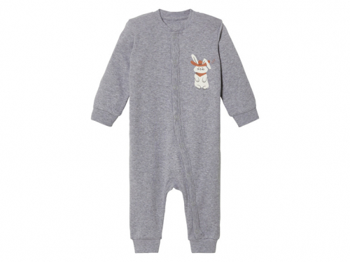 Чоловічок бавовняний на кнопках для хлопчика Lupilu 450535 074-80 см (6-12 months) сірий 89846 Чоловічок бавовняний на кнопках для хлопчика Lupilu 450535 074-80 см (6-12 months) сірий 89846