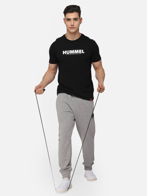 Футболка з логотипом для чоловіка Hummel 212569 36 / S чорний  75449