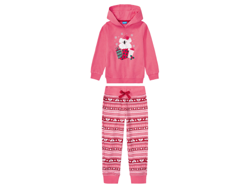 Костюм (худі і штани) для дівчинки Lupilu 415449 098-104 см (2-4 years) рожевий  77470