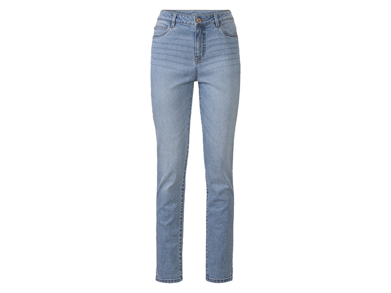 Джинси 46,L  Skinny з високою посадкою вузькі для жінки Esmara 440669 блакитний 89677