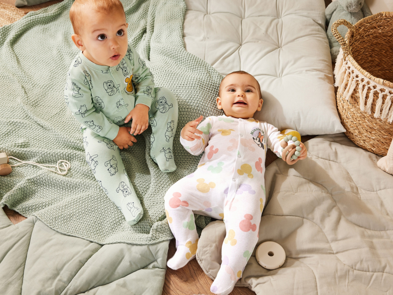 Чоловічок бавовняний на кнопках для хлопчика Disney 434471 074 см (9-12 months) зелений  87317