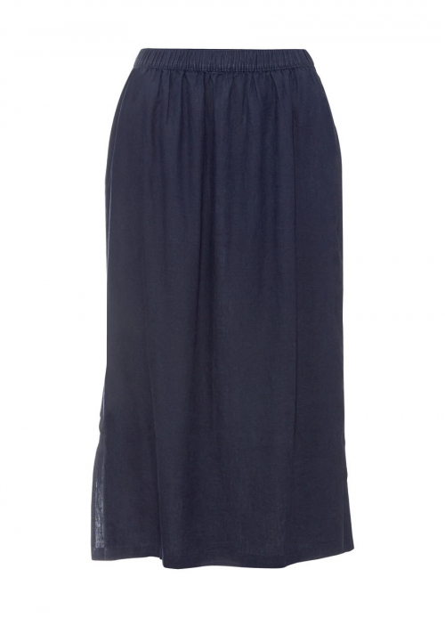 Спідниця лляна для жінки Esmara 402378 46 / XL (EU) темно-синій  75717