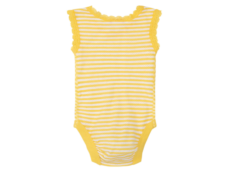 Боді 062-68 см (2-6 months)   ажурні набір 2 шт. для дівчинки Lupilu 370944 жовтий 86821