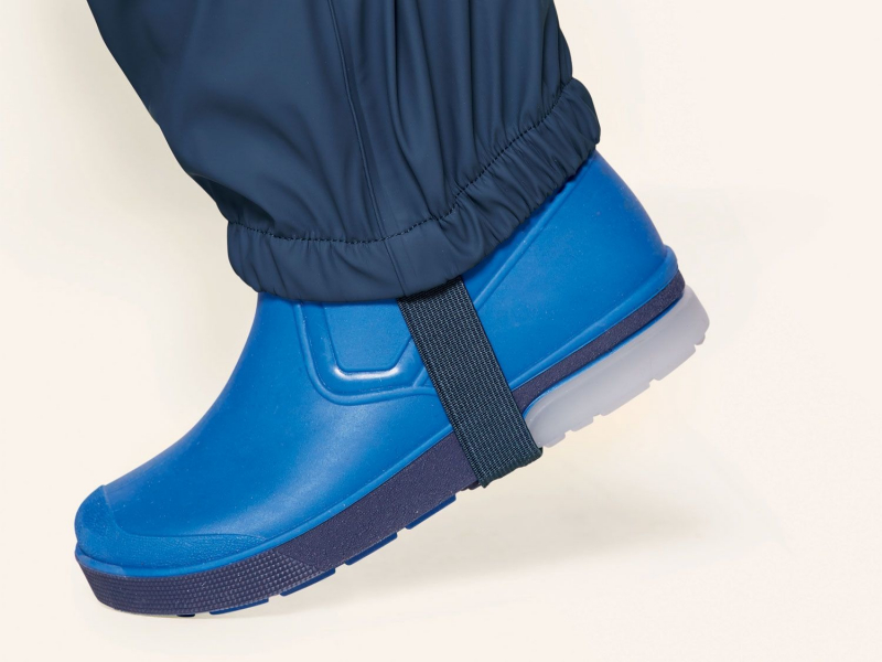 Напівкомбінезон-дощовик    на флісовій підкладці для хлопчика Lupilu 315763 098-104 см (2-4 years) синій 72876