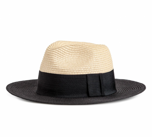 Шляпа S/54   з паперової соломки для жінки H&amp;M 0583362001 бежевий 67268