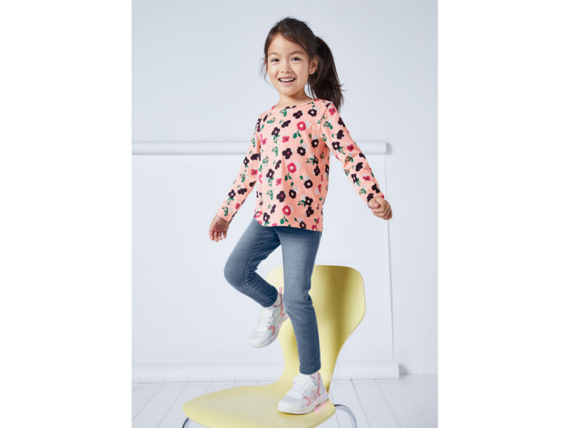 Джегінси 110-116 см (4-6 years)  Skinny двунитка для дівчинки Lupilu 342163 синій 84406