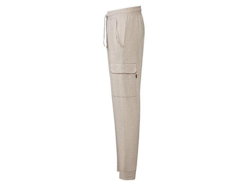 Спортивні штани XL Regular Fit Джоггеры з начосом для чоловіка Livergy 453296 бежевий 83694