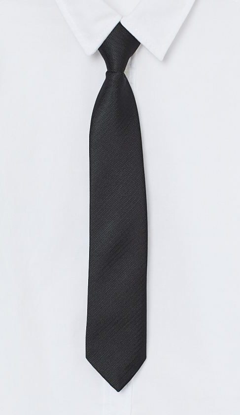 Краватка  для хлопчика H&amp;M 0755686001 110-128 см (4-8 years) чорний 63563