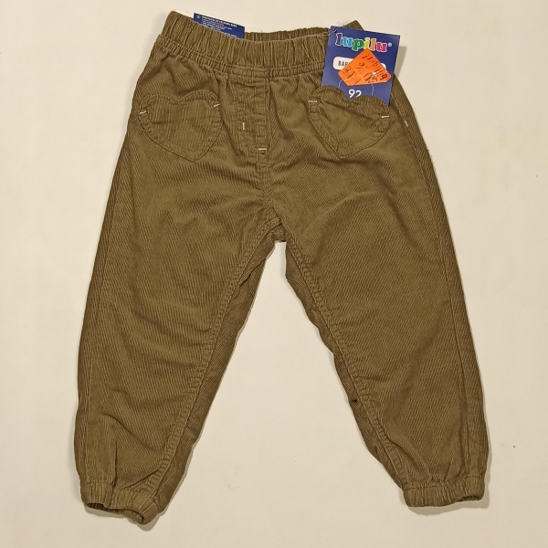 Штани  для дівчинки Lupilu BDO58121 068 см (3-6 months) хакі 58121