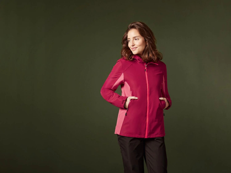 Куртка мембранна мембранна (3000мм) для жінки Rocktrail 375446 40 / L (EU) рожевий  81968