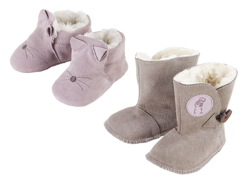 Пінетки-чобітки  для дівчинки Lupilu 290861 розмір взуття 18-19 (9-18 months) сірий 65727