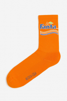 Шкарпетки    махра з широкою резинкою для чоловіка H&amp;M 1072353-047 розмір взуття 43-45 помаранч 80809