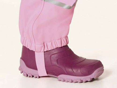 Напівкомбінезон-дощовик на флісовій підкладці для дівчинки Lupilu 315765 098-104 см (2-4 years) рожевий 72867