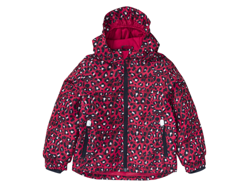 Термо-куртка мембранна (3000мм) для дівчинки Lupilu 427318 110-116 см (4-6 years) малиновий  80332