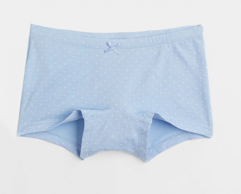 Трусики 110-116 см (4-6 years)   -боксери для дівчинки H&amp;M 0688916-051 блакитний 90831