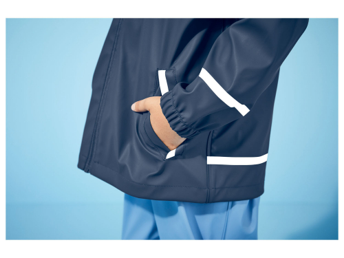 Куртка-дощовик водовідштовхувальна та вітрозахисна для хлопчика Lupilu 370678 098-104 см (2-4 years) темно-синій 74039