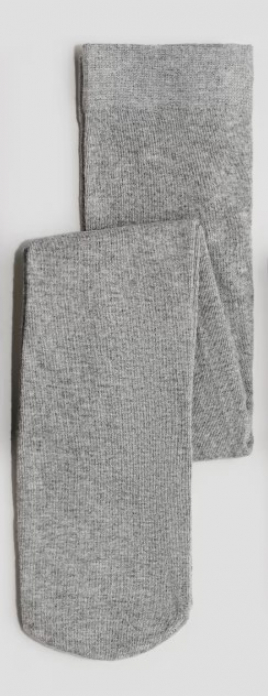 Колготки 134-140 см (8-10 years) бавовняні для дівчинки H&M 0293433047 сірий 59305 Колготки 134-140 см (8-10 years) бавовняні для дівчинки H&M 0293433047 сірий 59305