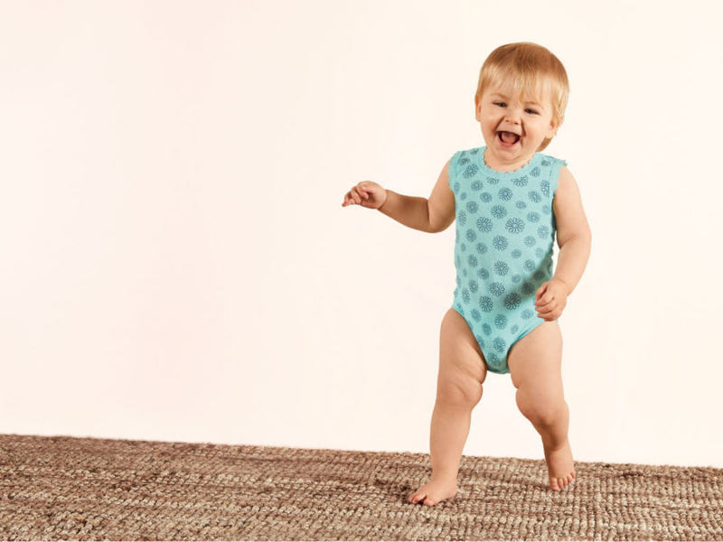 Боді 062-68 см (2-6 months)   ажурні набір 2 шт. для дівчинки Lupilu 370944-1 Різнобарвний 91071