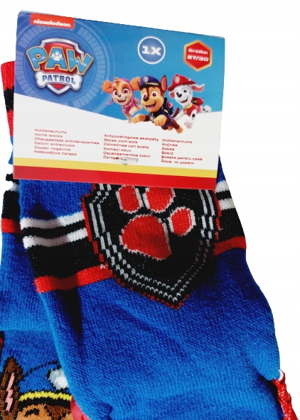 Шкарпетки-капці  для хлопчика Nickelodeon 939440 розмір взуття 31-34 (8-11 years) синій 68705