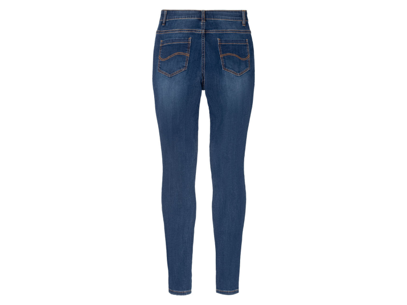 Джинси 140 см (9-10 years)  Skinny з регульованою талією для дівчинки Pepperts 372618 темно-синій 85978