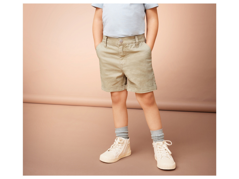 Шорти 116 см (5-6 years)   котонові з кишенями для хлопчика Lupilu 475968 бежевий 86746