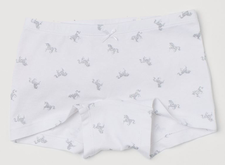 Трусики  для дівчинки H&amp;M 0688916050 134-140 см (8-10 years) білий 63225