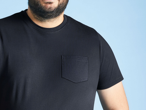 Футболка 3XL   бавовняна трикотажна для чоловіка Livergy 372408 темно-синій 85072