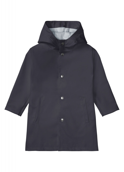 Куртка-дощовик на кнопках для дівчинки Lupilu 375116-д 086-92 см (12-24 months) темно-синій  74077
