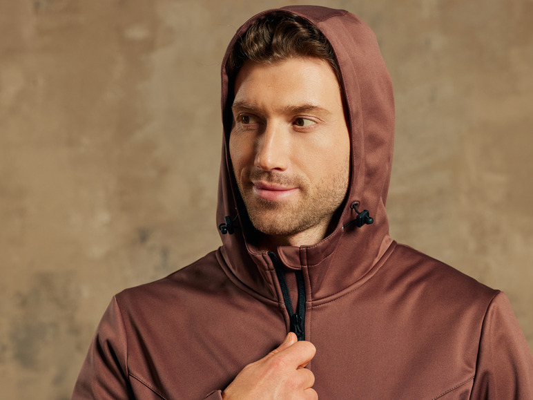 Куртка Softshell L   водовідштовхувальна та вітрозахисна для чоловіка Crivit 445133 коричневий 92199