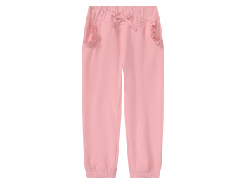 Спортивні штани двунитка для дівчинки Lupilu 435099 110-116 см (4-6 years) рожевий  79118