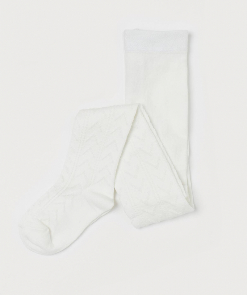 Колготки 092 см (18-24 months)   ажурні для дівчинки H&amp;M 0291338-033 білий 91423