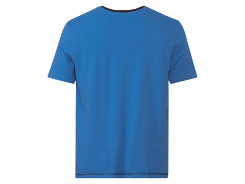 Піжама (футболка і шорти) для чоловіка Livergy 380052 38 / M синій  82170
