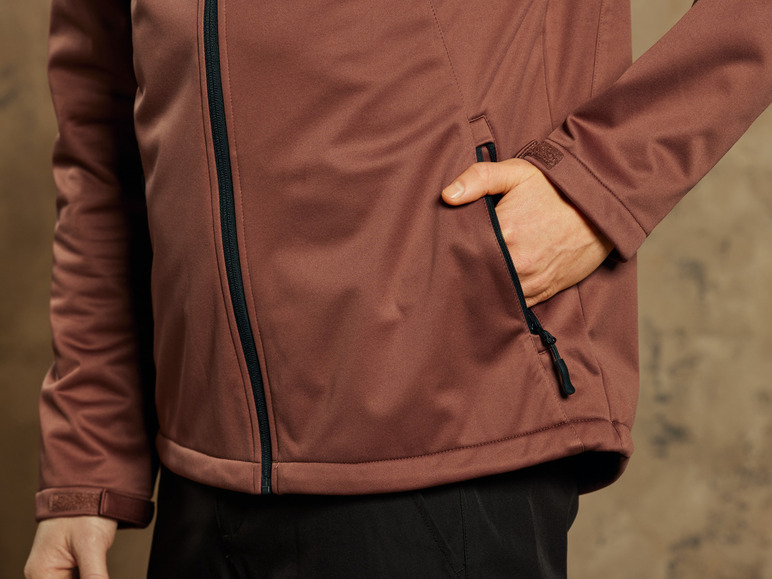 Куртка Softshell L   водовідштовхувальна та вітрозахисна для чоловіка Crivit 445133 коричневий 92199