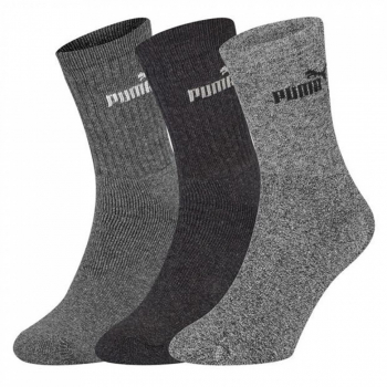 Шкарпетки 3 пари махра для хлопчика Puma 883296 03 розмір взуття 35-38 (11-16 years) сірий 73329