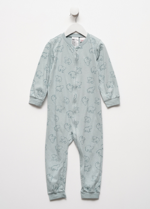 Комбінезон-сліп бавовняний для хлопчика H&M 0711235-001 098 см (2-3 years) зелений 82317 Комбінезон-сліп бавовняний для хлопчика H&M 0711235-001 098 см (2-3 years) зелений 82317