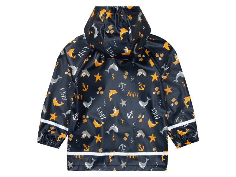 Куртка-дощовик 086-92 см (12-24 months)   водовідштовхувальна та вітрозахисна для хлопчика Lupilu 436984 темно-синій 91040
