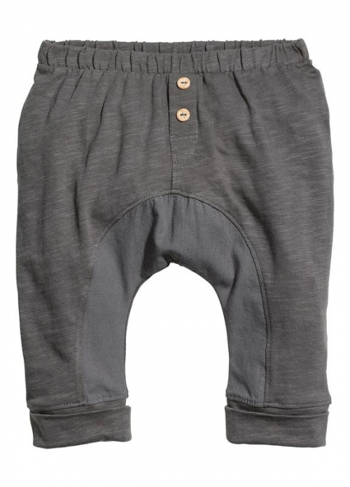 Штани  для хлопчика H&amp;M BDO58181 074 см (6-9 months) сірий 58181